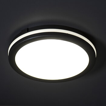 KANLUX Plafond BENO ECO IP65 12W CCT Rund svart