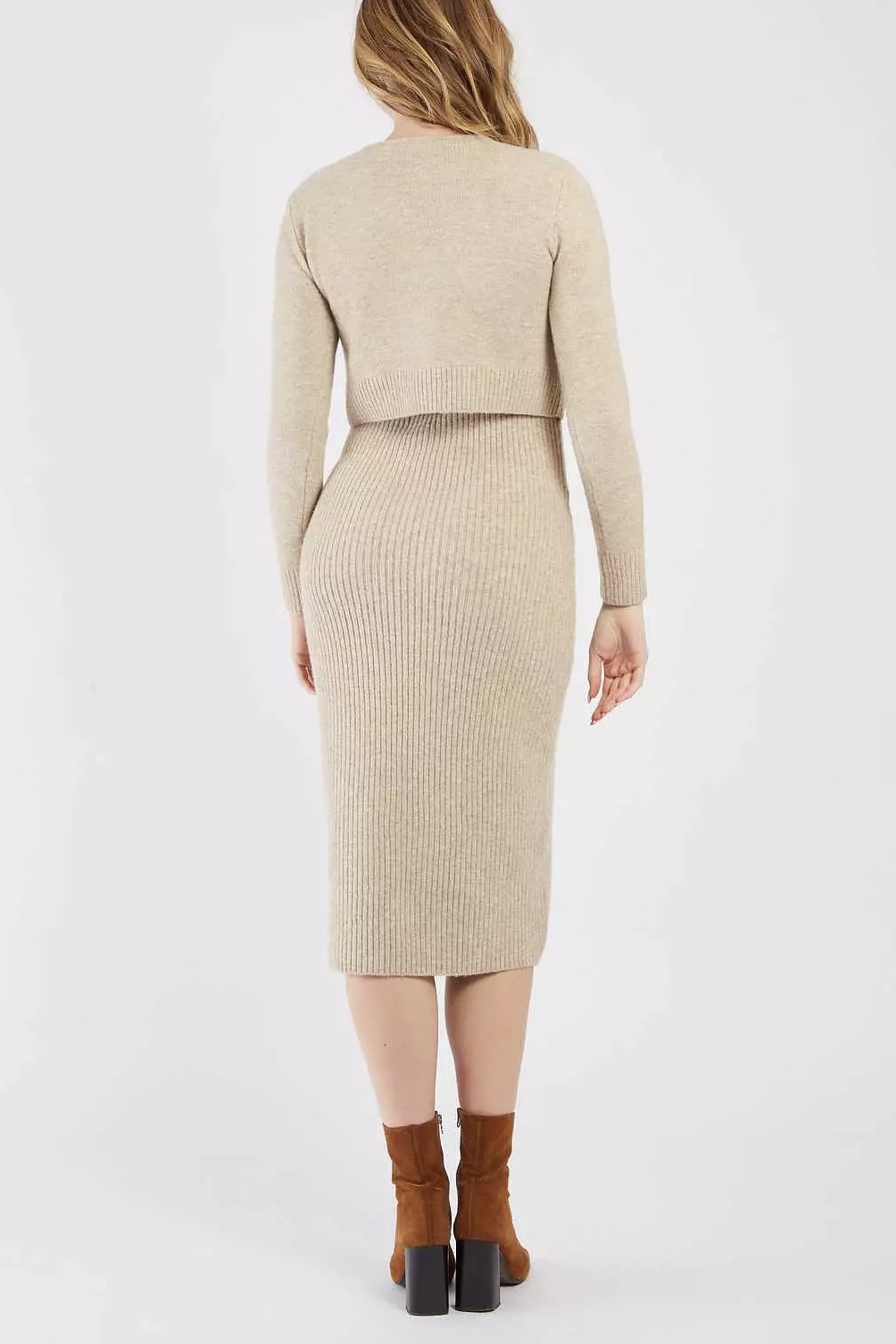 Derhy  -Zazie Ensemble Dress Beige - 3
