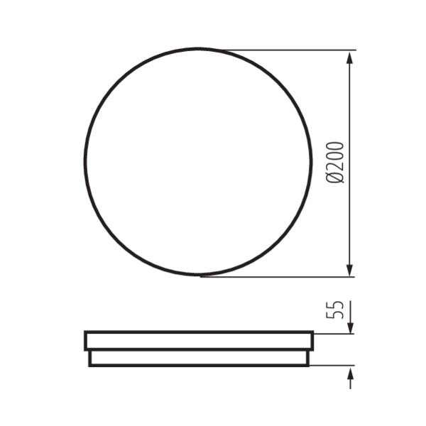 KANLUX Plafond BENO ECO  IP65 20W CCT Rund vit - 6