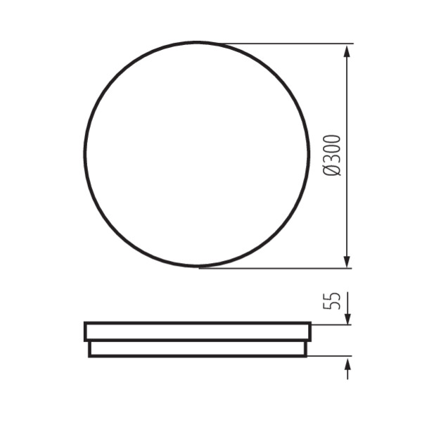 KANLUX Plafond BENO ECO IP65 30W CCT Rund vit - 6