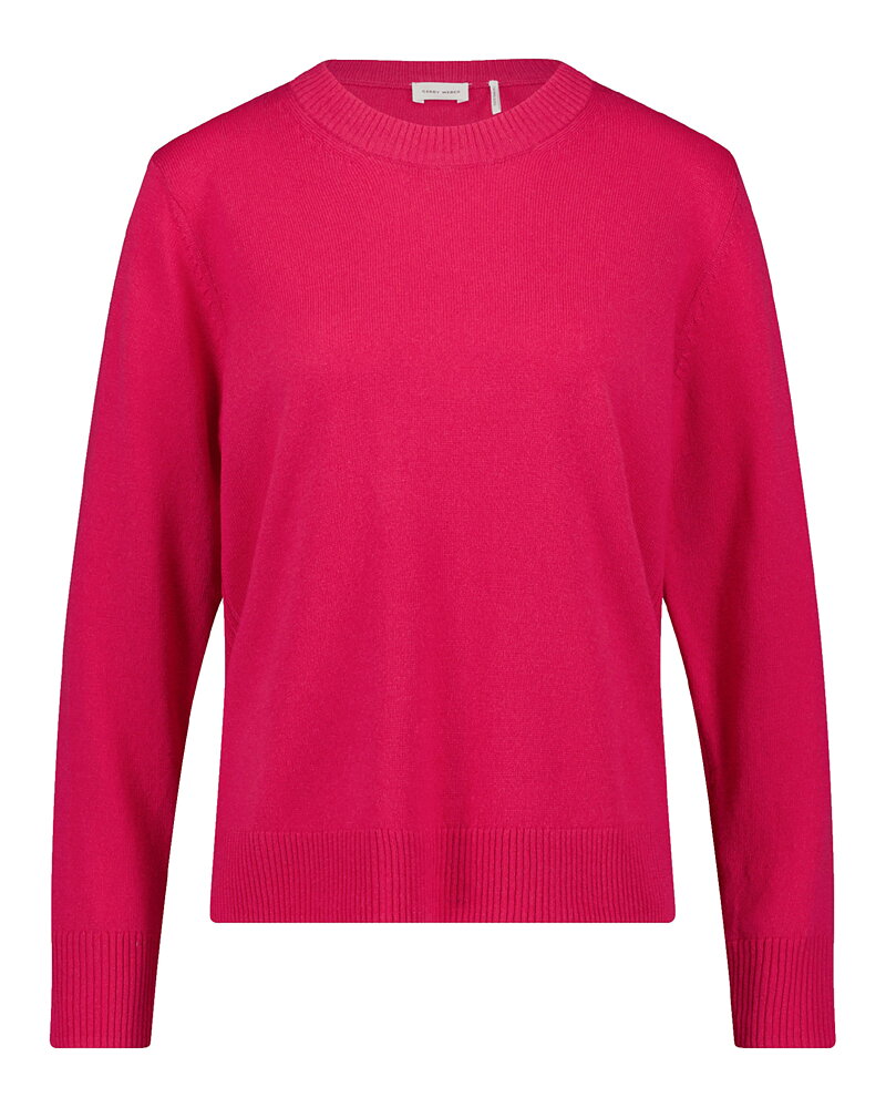 Jumper ull och kashmir cerise