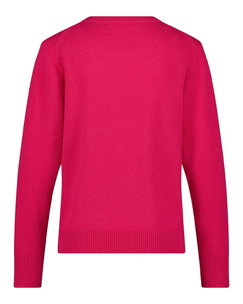 Jumper ull och kashmir cerise - 2