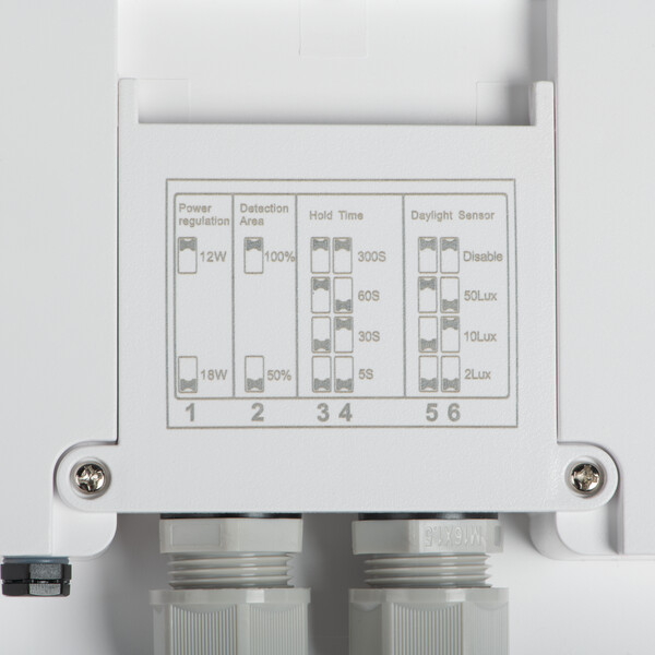 KANLUX Plafond BENO IP65 12-18W CCT Rund vit Sensor - 3