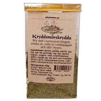 Kryddsmörskrydda, REFILL, 80 ml, 12st/låda