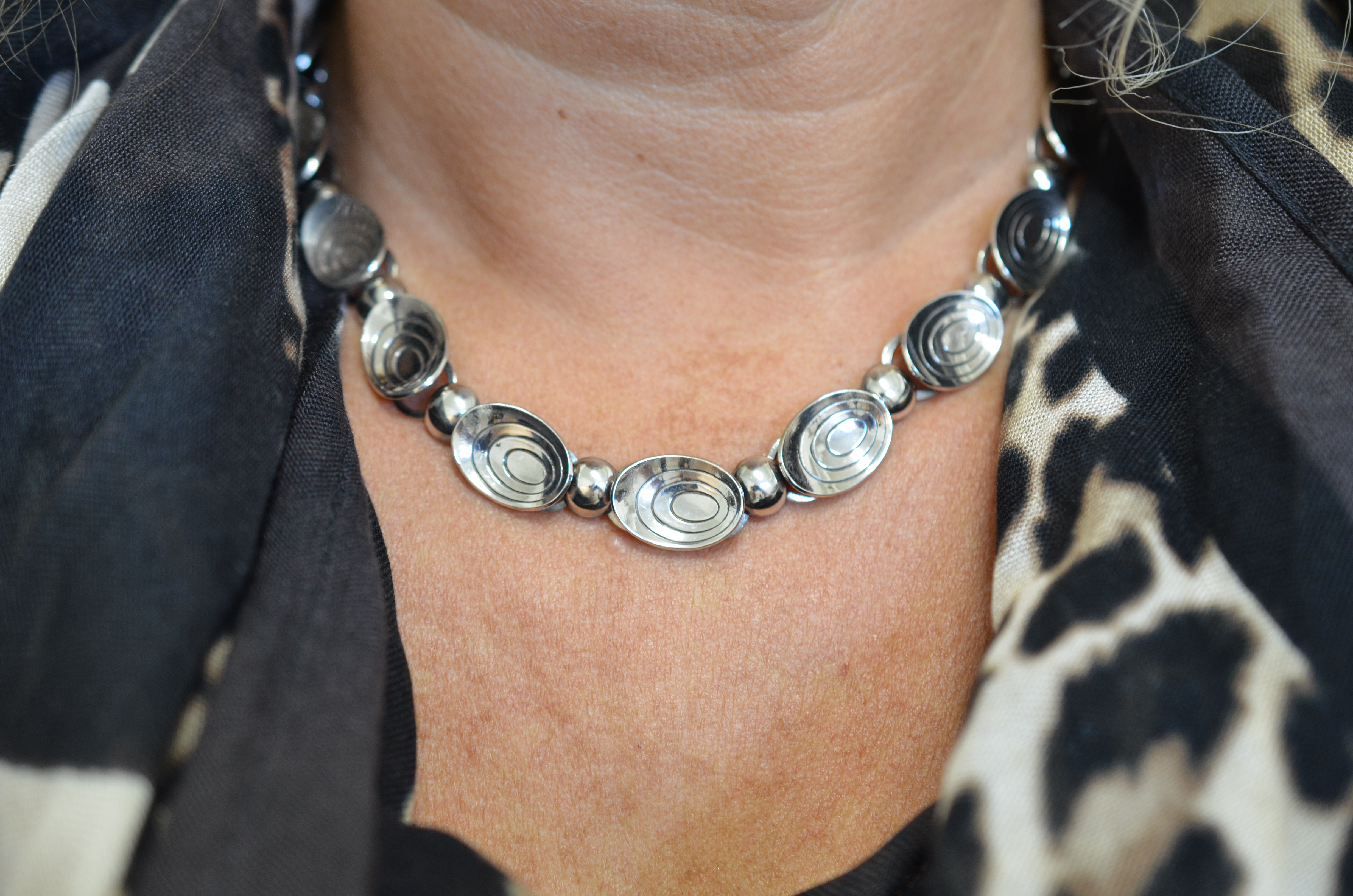 Vintage Alton silver necklace, 1956 - 3