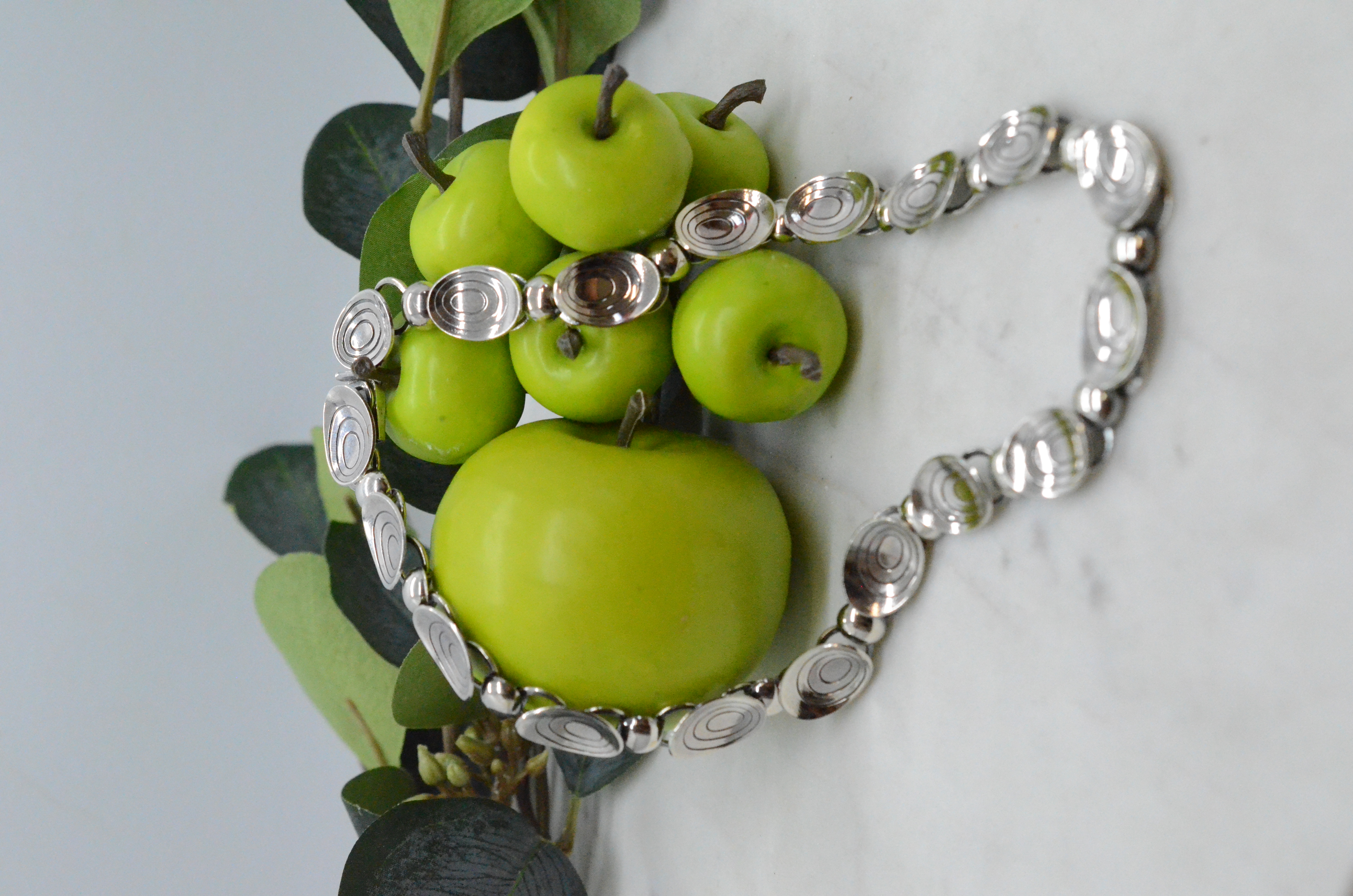 Vintage Alton silver necklace, 1956