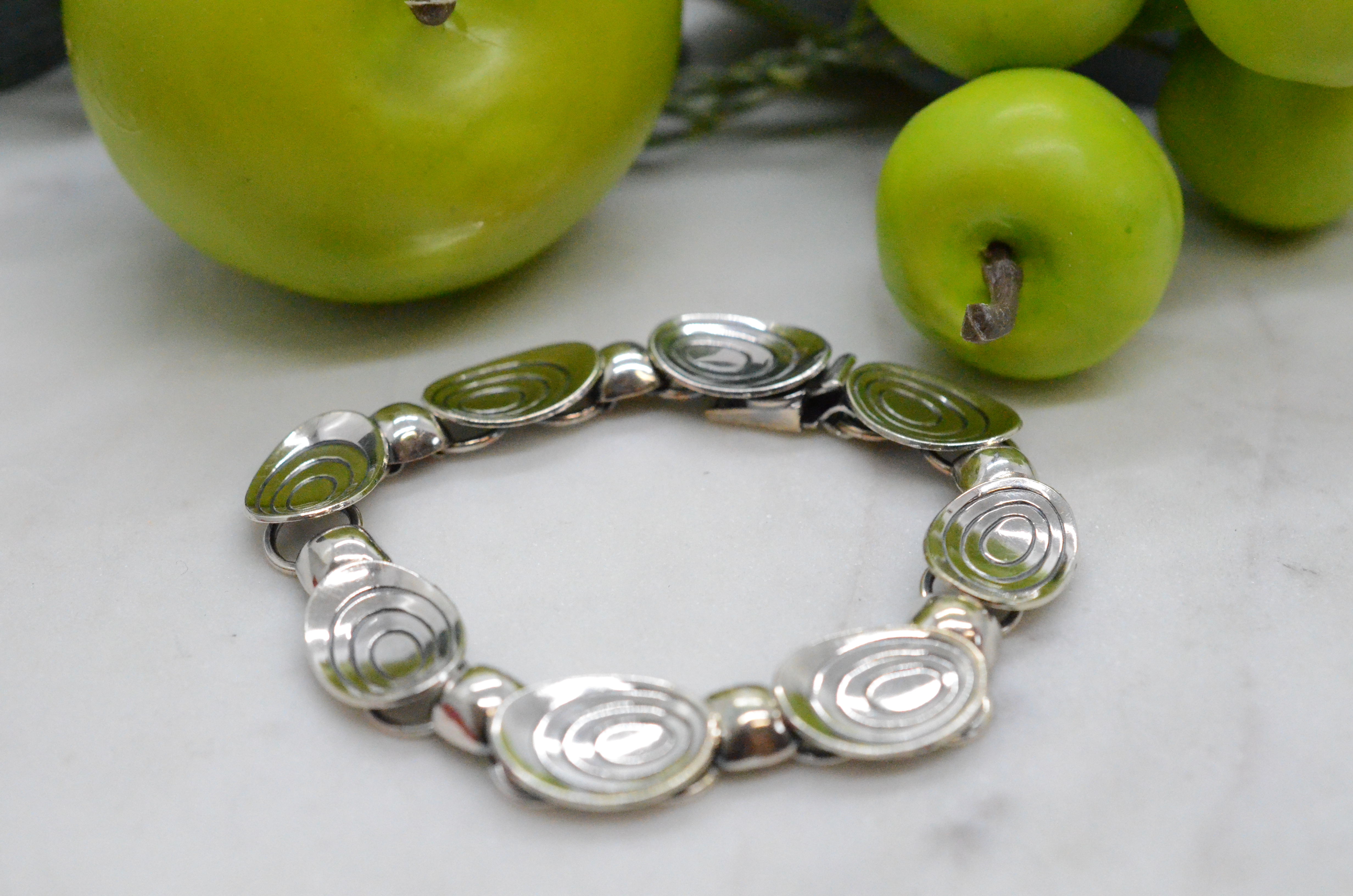 Vintage Alton silver bracelet, 1957