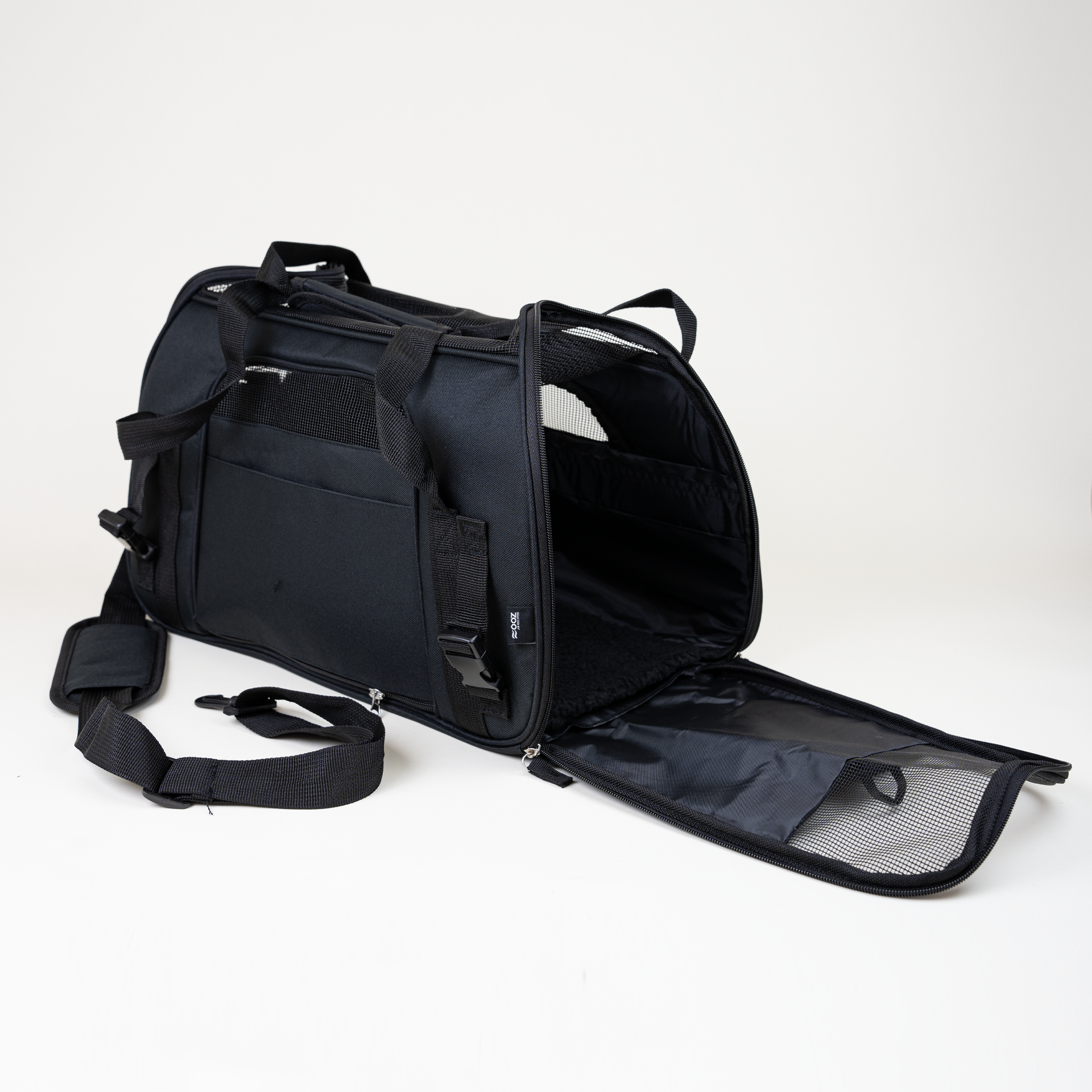 Selected by ZOO Leo carrier bag, 48x25x33cm, Black - 2