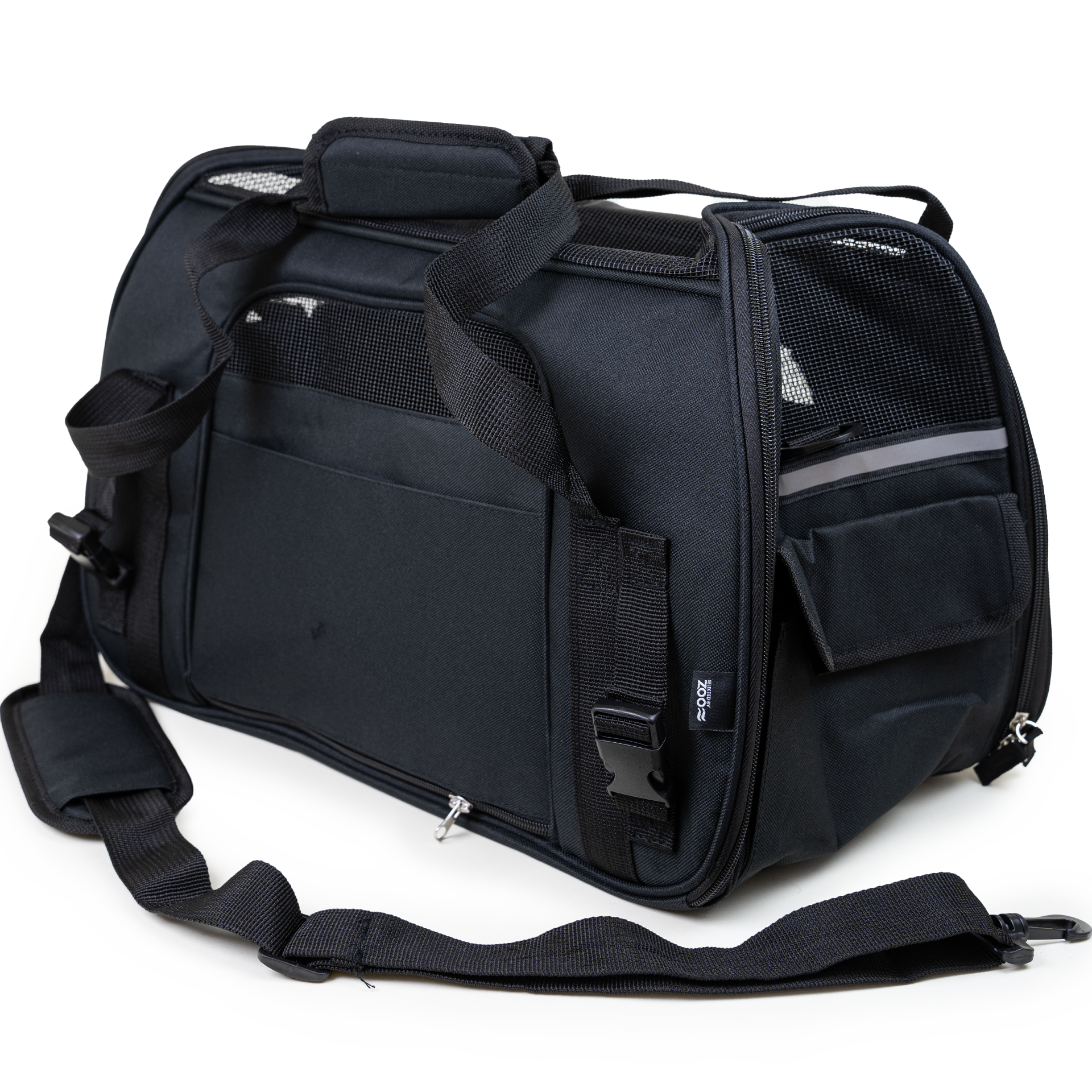 Selected by ZOO Leo carrier bag, 48x25x33cm, Black