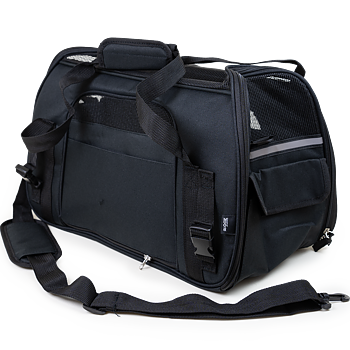 Selected by ZOO Leo carrier bag, 48x25x33cm, Black