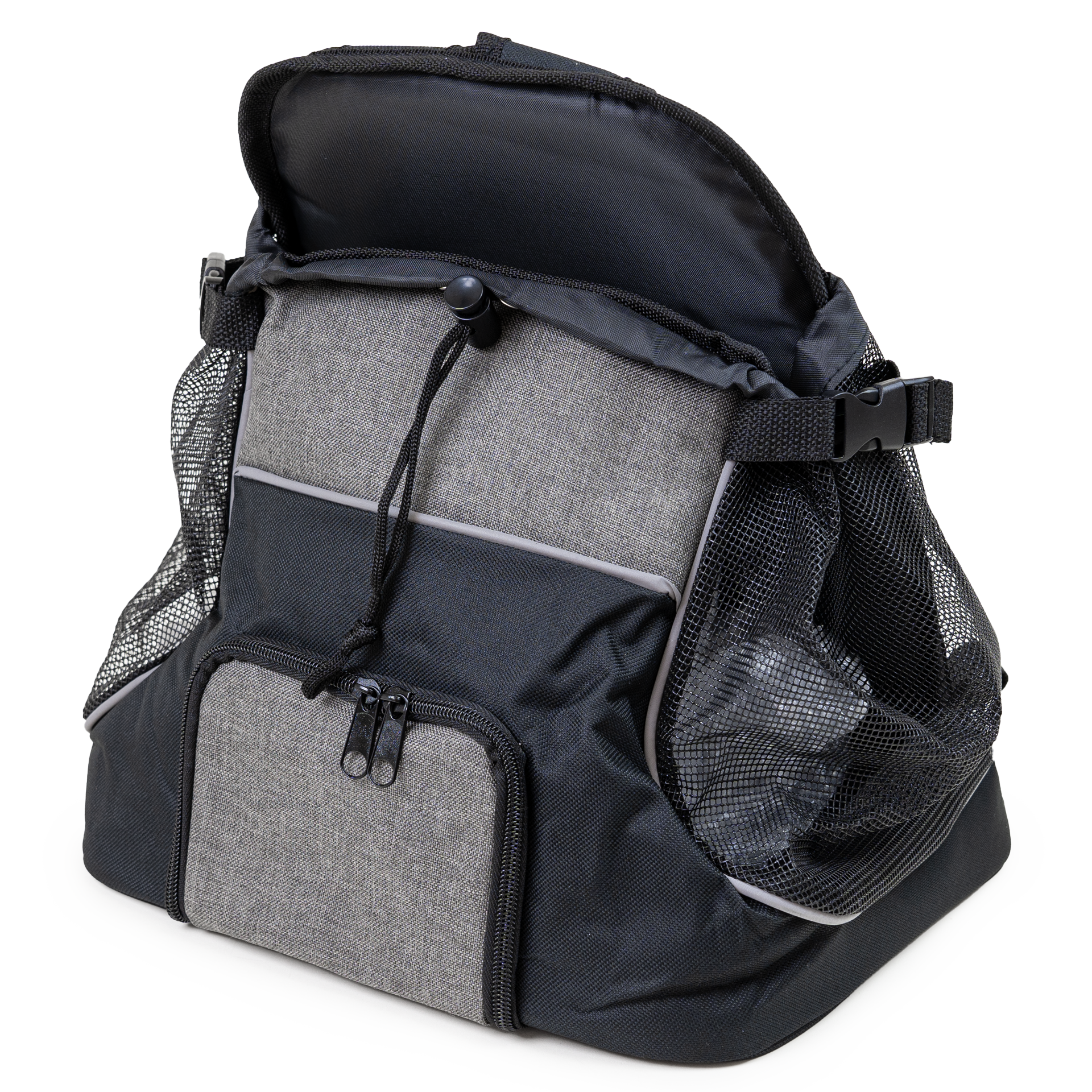 Selected by ZOO Front bag Dino, 29x23x38cm, Black