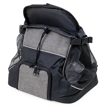 Selected by ZOO Front bag Dino, 29x23x38cm, Black