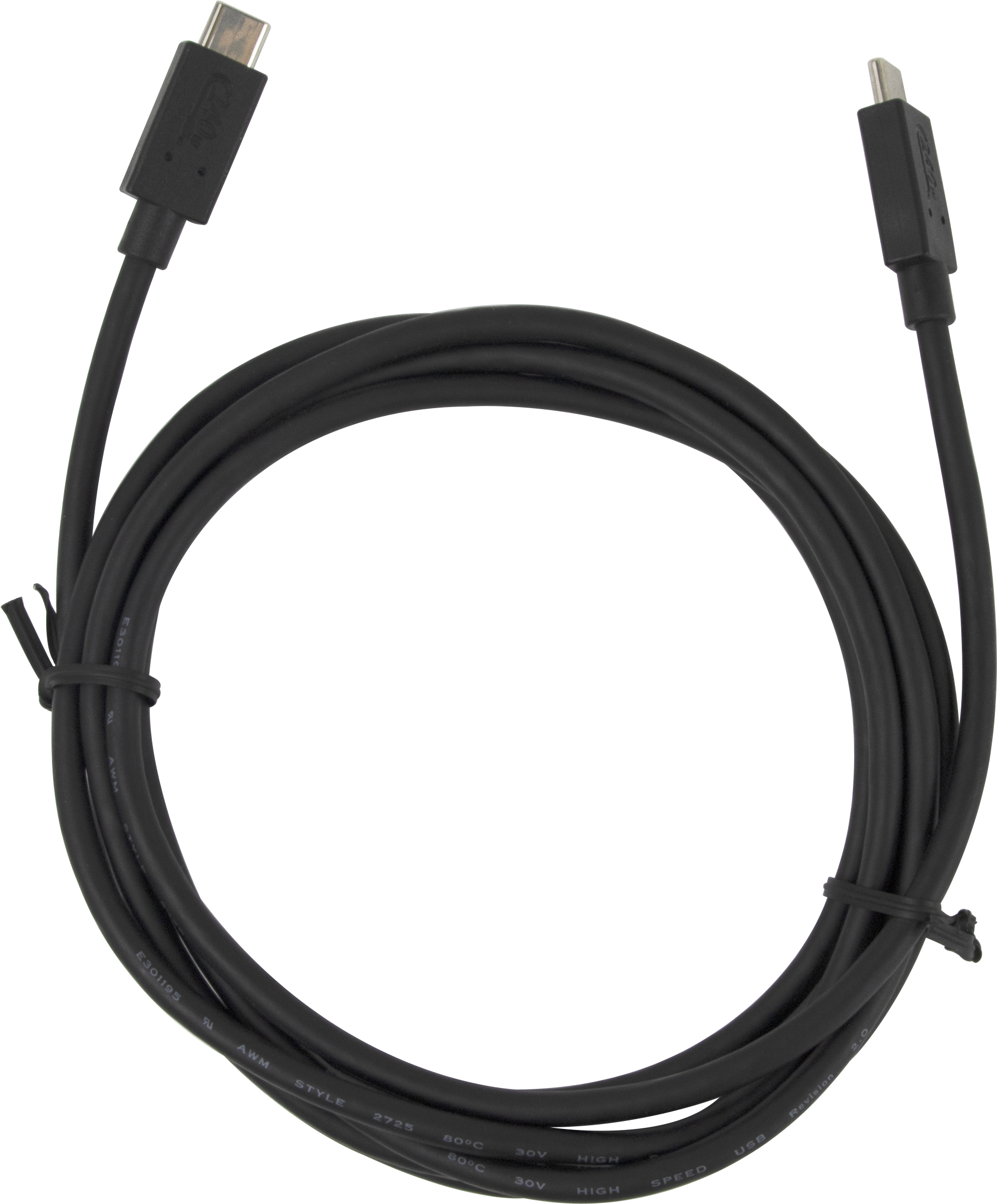 Deltaco USB 2.0-laddningskabel, EPR 240W, 2m, svart - 2