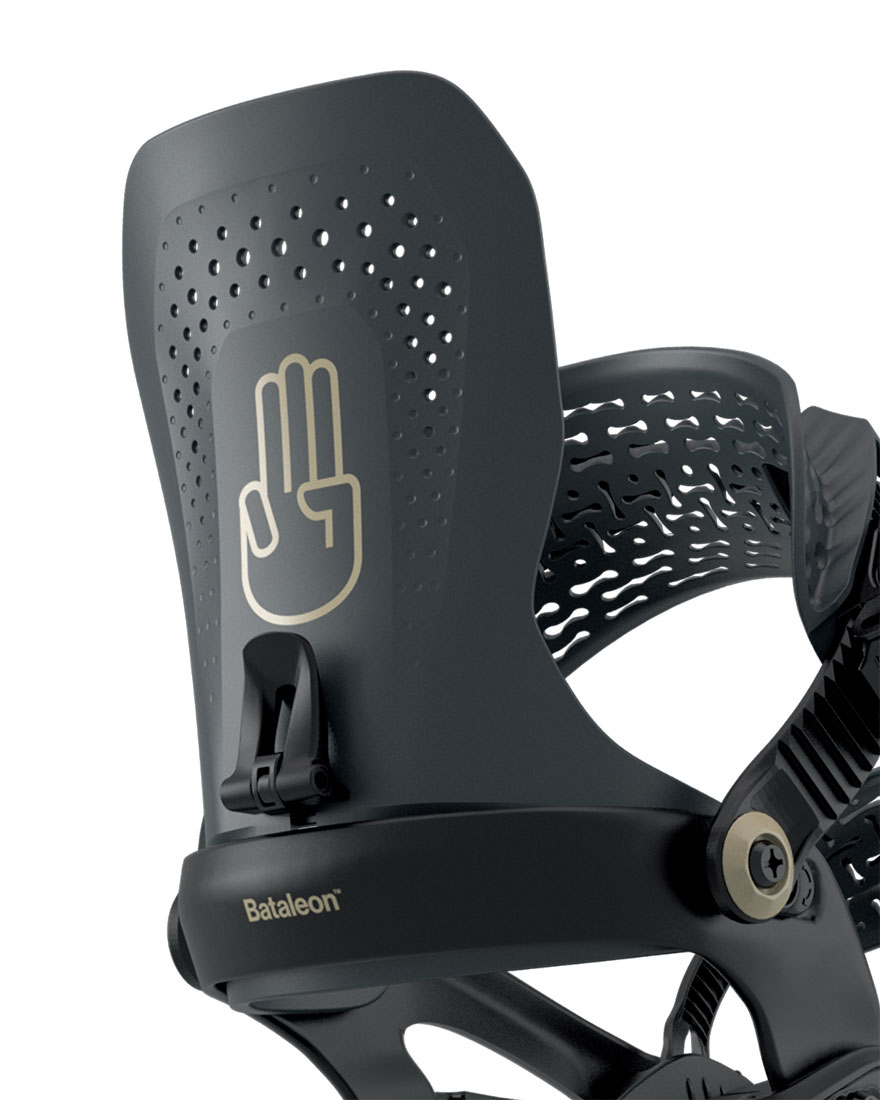 Bataleon Snowboard Binding - Donna AW Midnight - 4