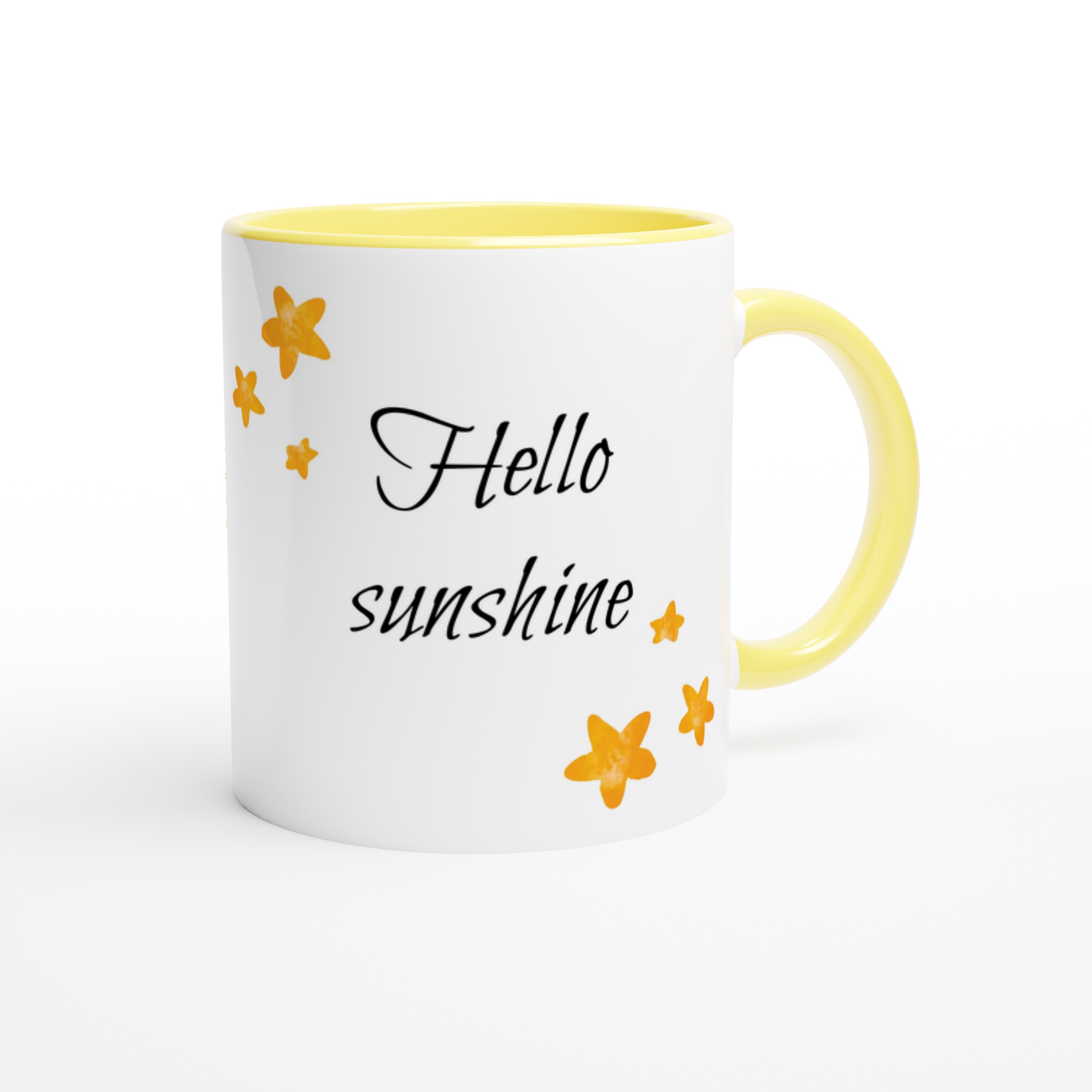 Mugg med text Hello sunshine