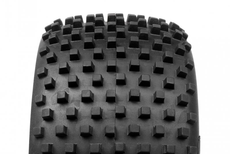 HPI HP4734 DIRT BUSTER BLOCK TIRE S COMPOUND on BLACK WHEEL - 4