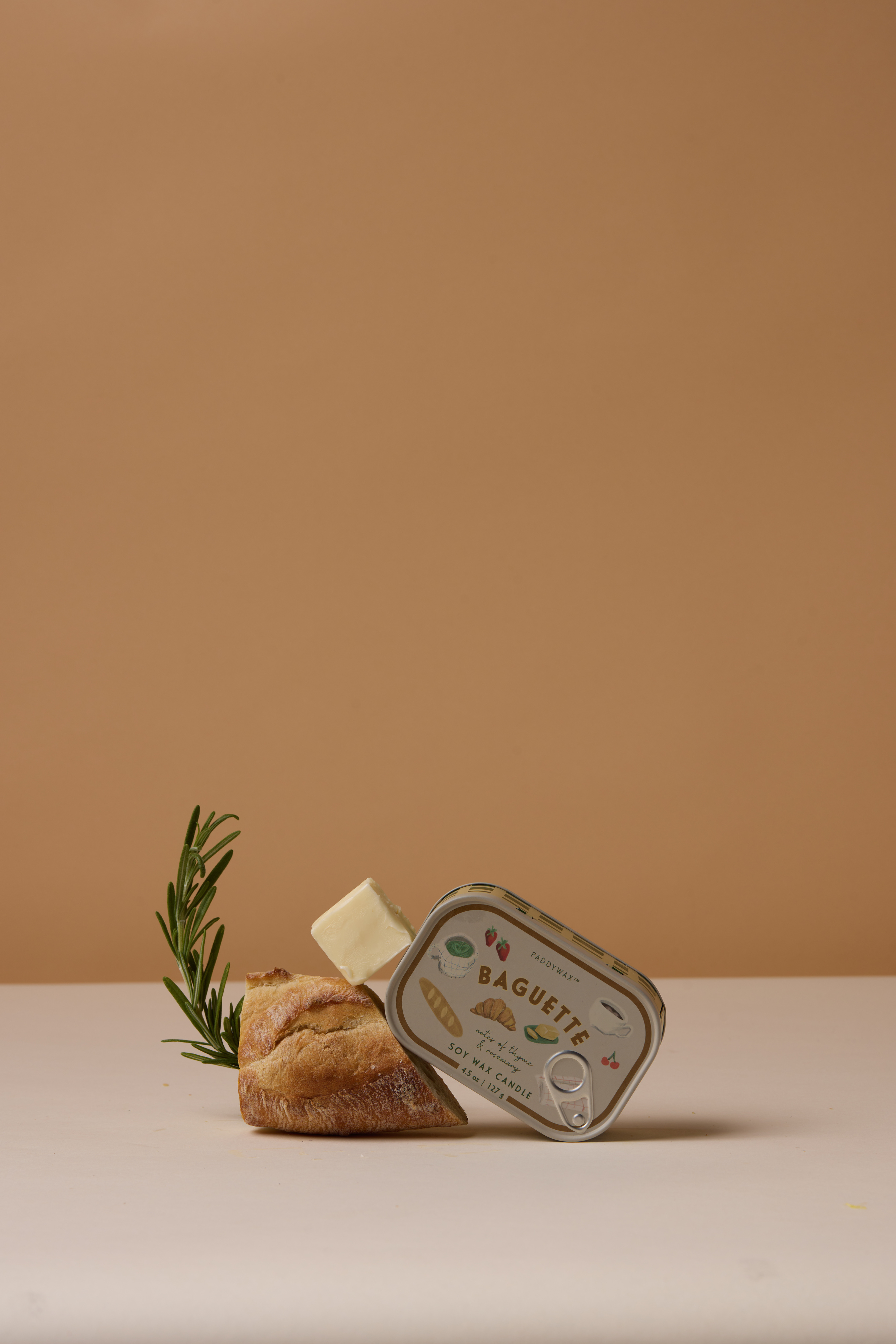 Scented candle in tin box Bistro, Baguette - 3