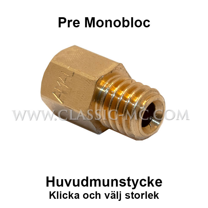 MAIN JET, MONOBLOC