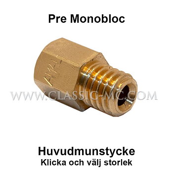MAIN JET, MONOBLOC