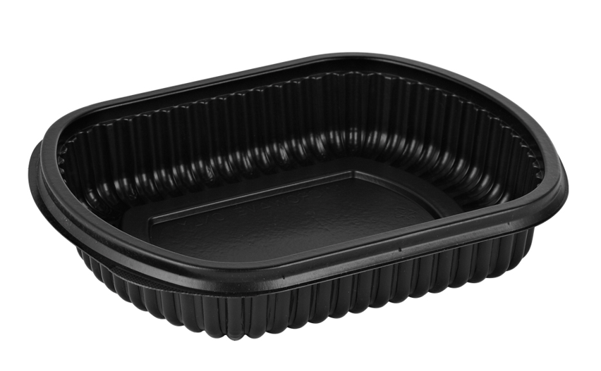 Mealbox 1-fack - svart 714ml - 2