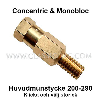 MAIN JET, 200-290 CONCENTRIC