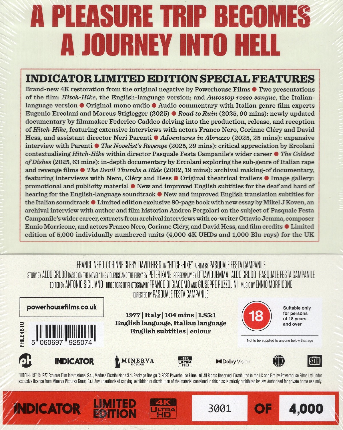 Hitch-Hike (Limited Edition) (ej svensk text) (4K Ultra HD) - 2