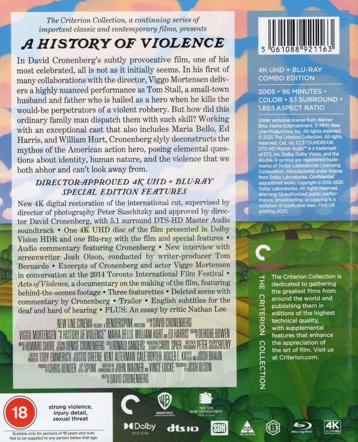 A History of Violence (Criterion Collection) (ej svensk text) (4K Ultra HD + Blu-ray) - 2