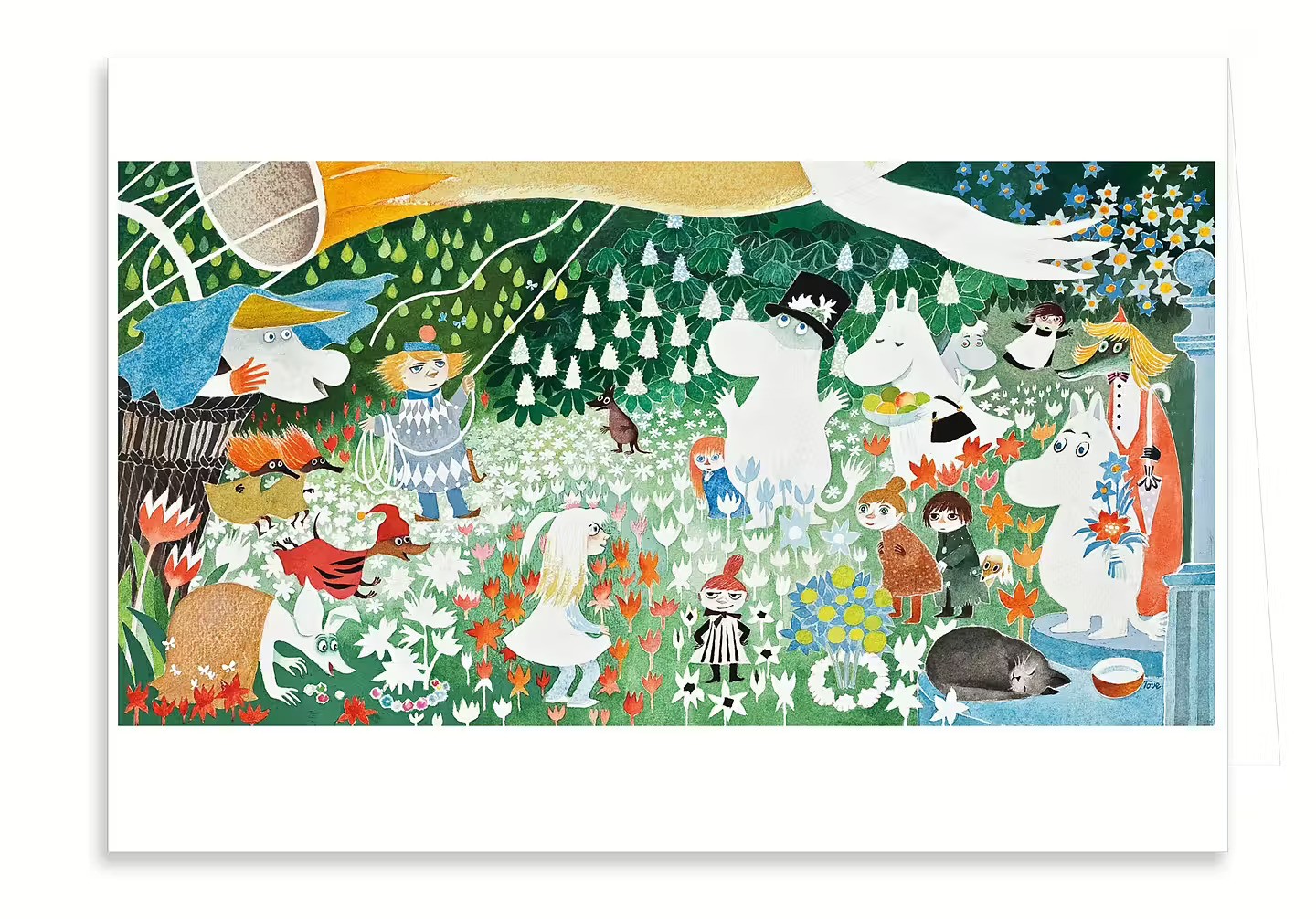 Moomin greeting card - Dangerous Journey