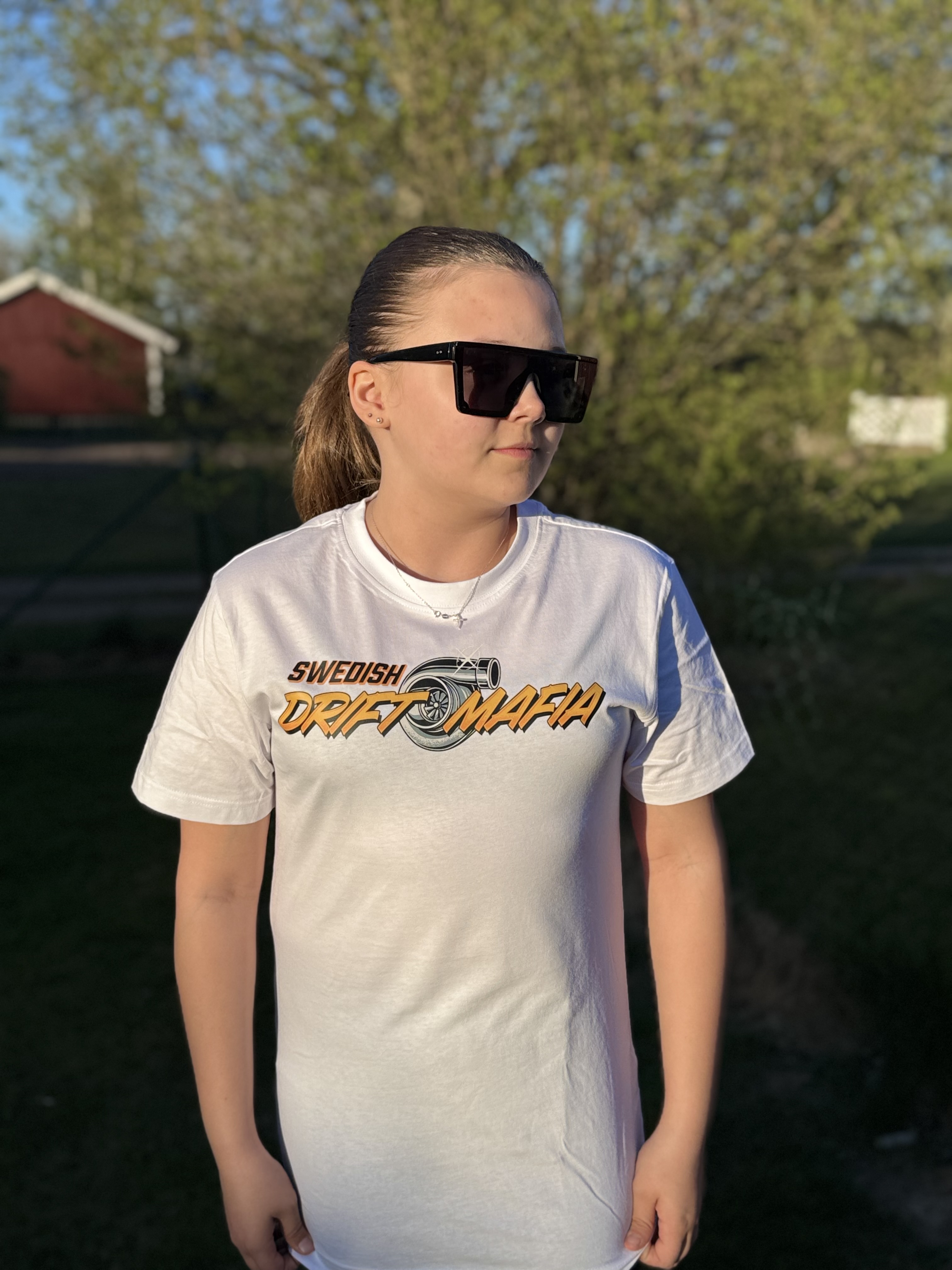 Swedish Drift Mafia T-shirt svart/vit  - 4