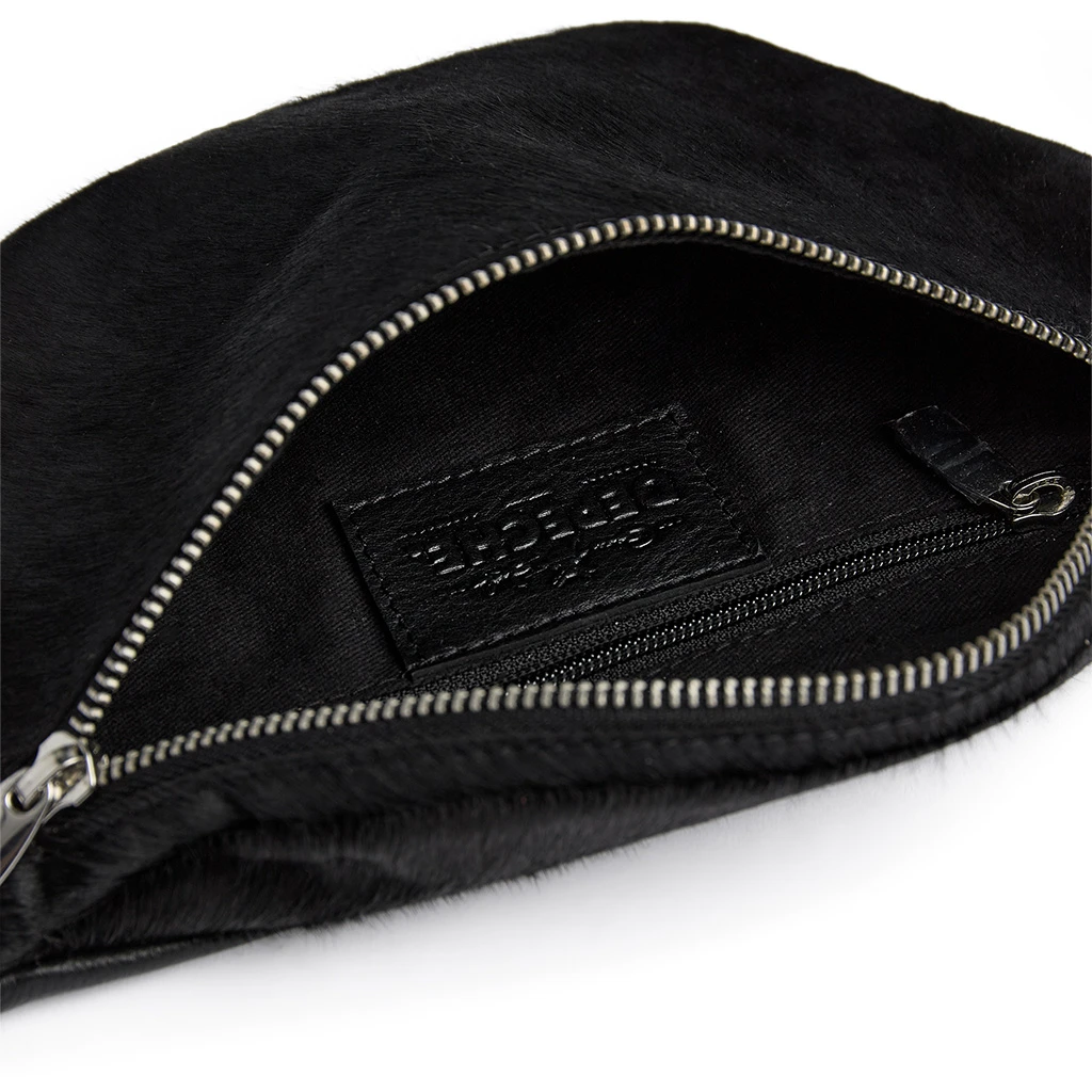 Depeche - Bumbag Cow Hair Black - 4
