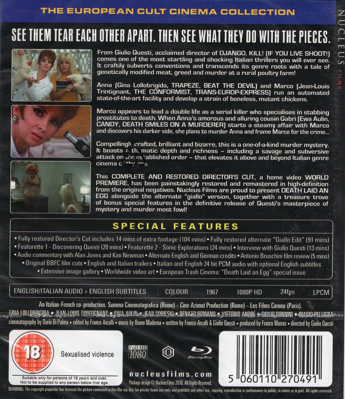 Death Laid An Egg (ej svensk text) (Blu-Ray) - 2