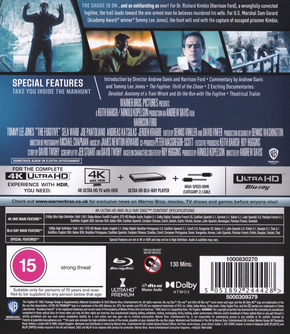 The Fugitive (4K Ultra HD + Blu-ray) - 2