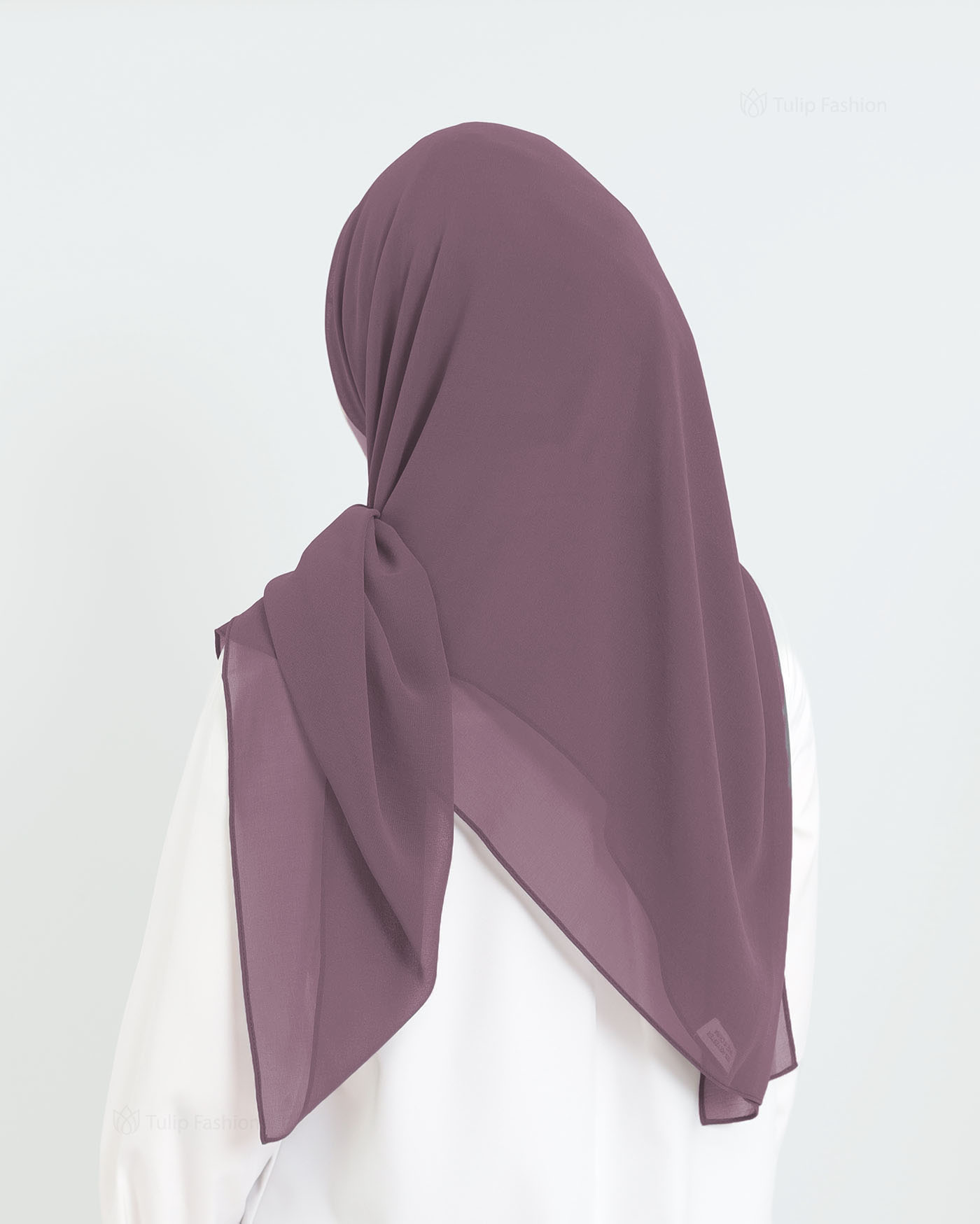 Hijab - Square Chiffon 120 cm - Violet - 2