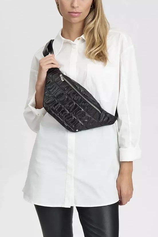 Depeche - Bumbag Croco Black