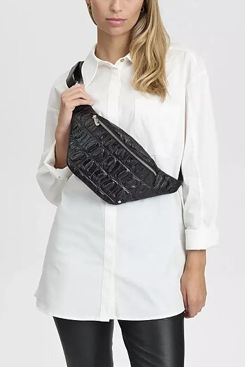 Depeche - Bumbag Croco Black