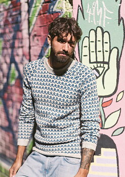 Sandnes Pelle Pullover 2015_7 (27 m flerfärgsstick st 3)