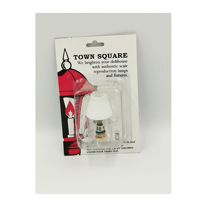 Dollhouse Second Hand Town Square Table Lamp 1980 - 90's