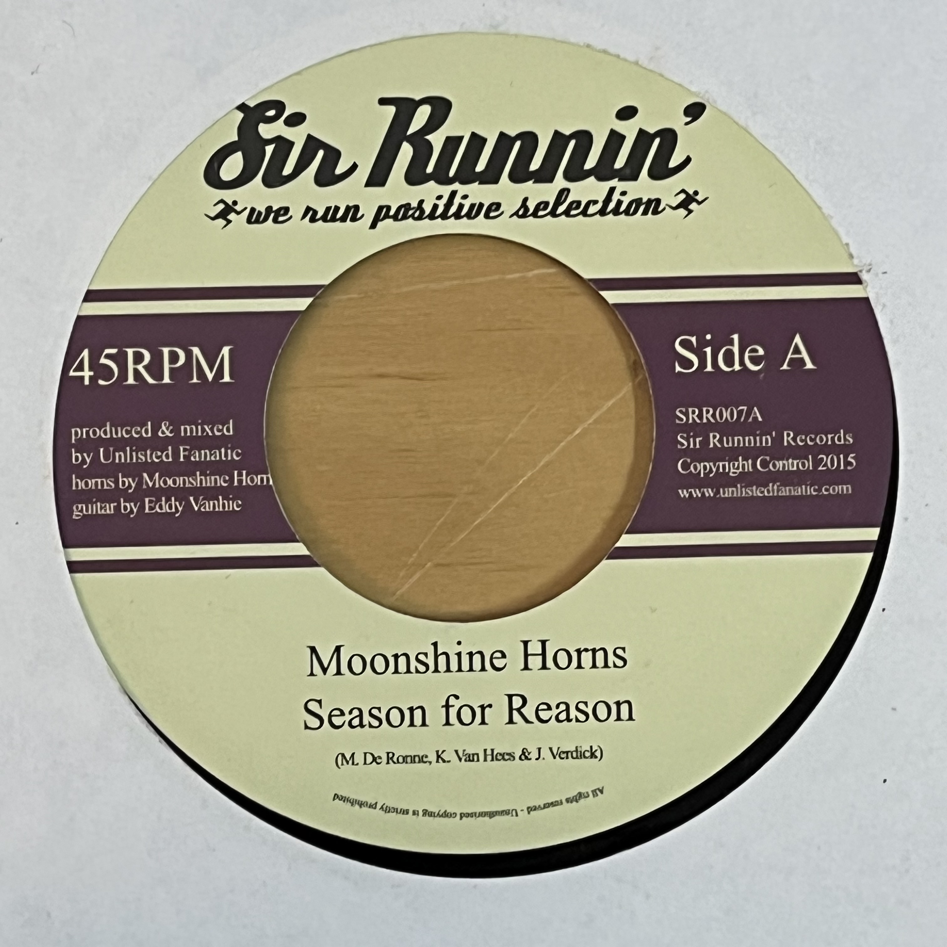 Moonshine Horns/Unlisted Fanatic – Season For Reason/Dub For Reason