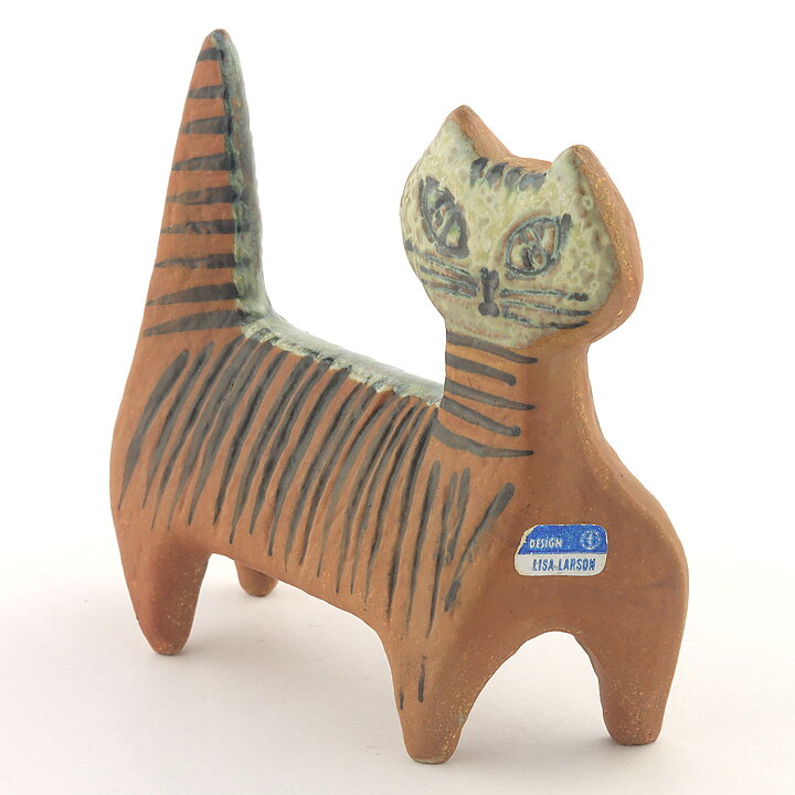 Lisa Larson (Small Zoo 1955) Sassy Standing Cat 12/10 cm (6)
