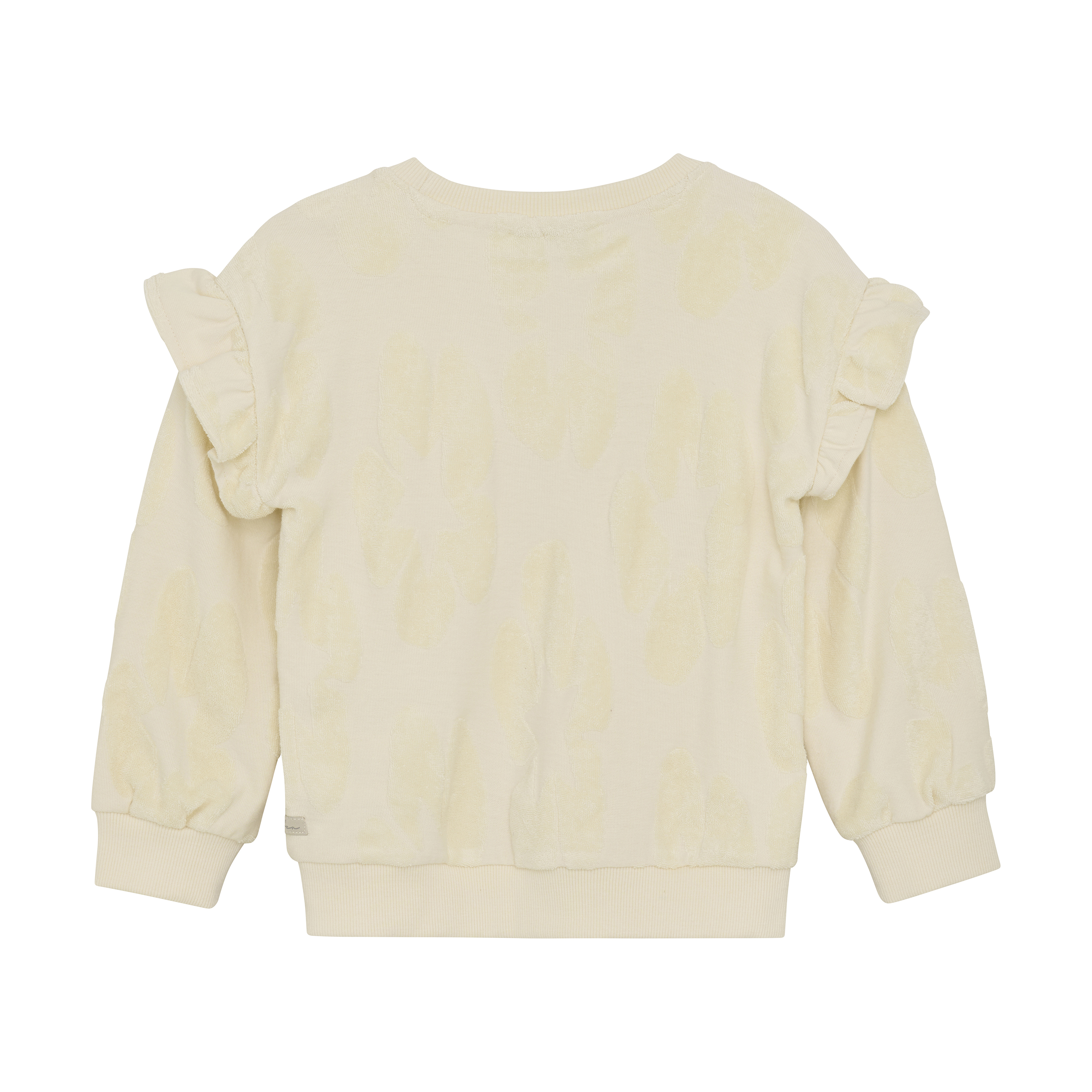 Sweater Jaquard Ruffle Off White - 2