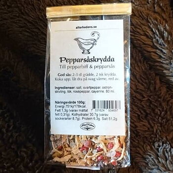 Pepparsåskrydda, REFILL, 80ml, 12st/låda