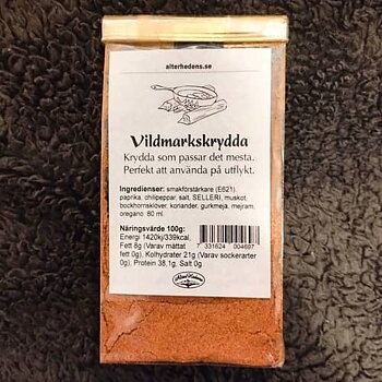 Vildmarkskrydda, REFILL, 80 ml, 12st/låda