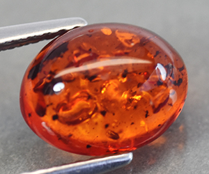 Magnífica piedra preciosa de ámbar suelta natural sin tratar con inclusiones únicas - 2
