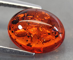 Magnífica piedra preciosa de ámbar suelta natural sin tratar con inclusiones únicas