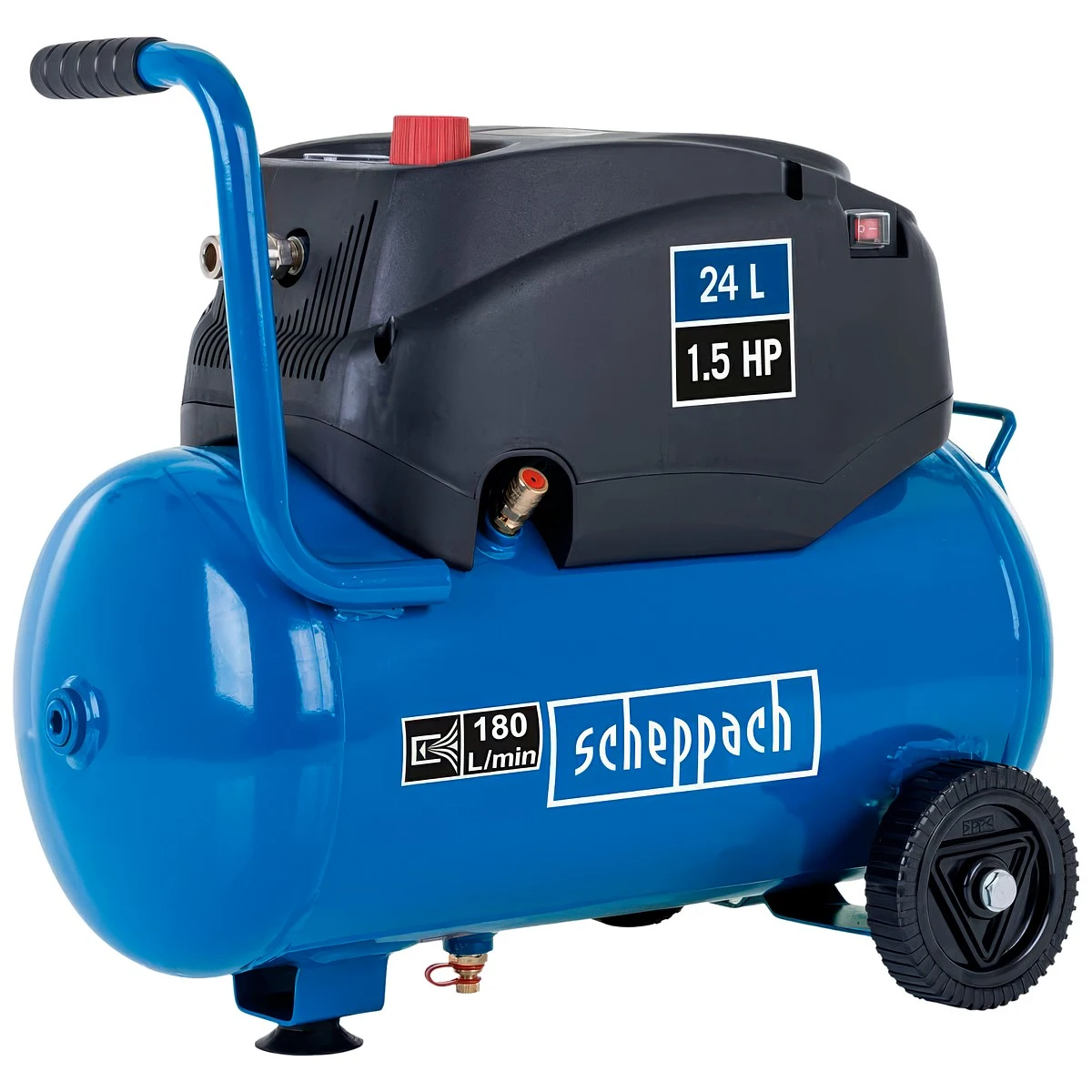 Kompressor 180L 1,2kW 24L oljefri