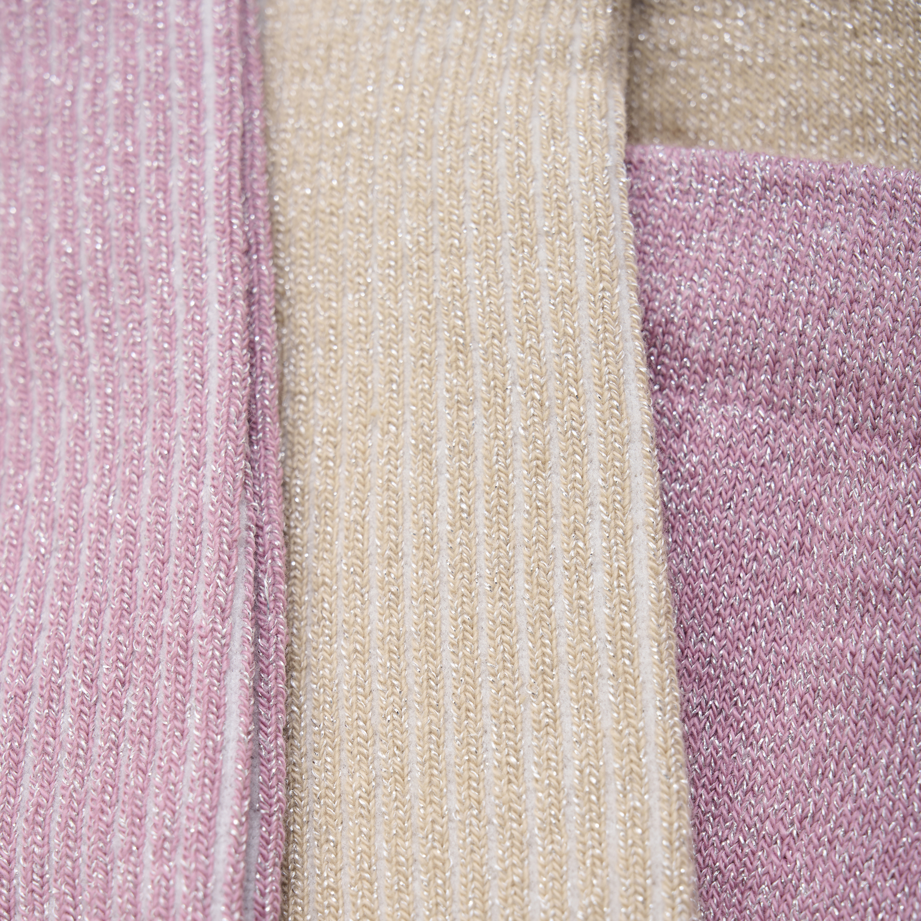 Stocking w.glitter (2-pack) Dusky Orchid - 4