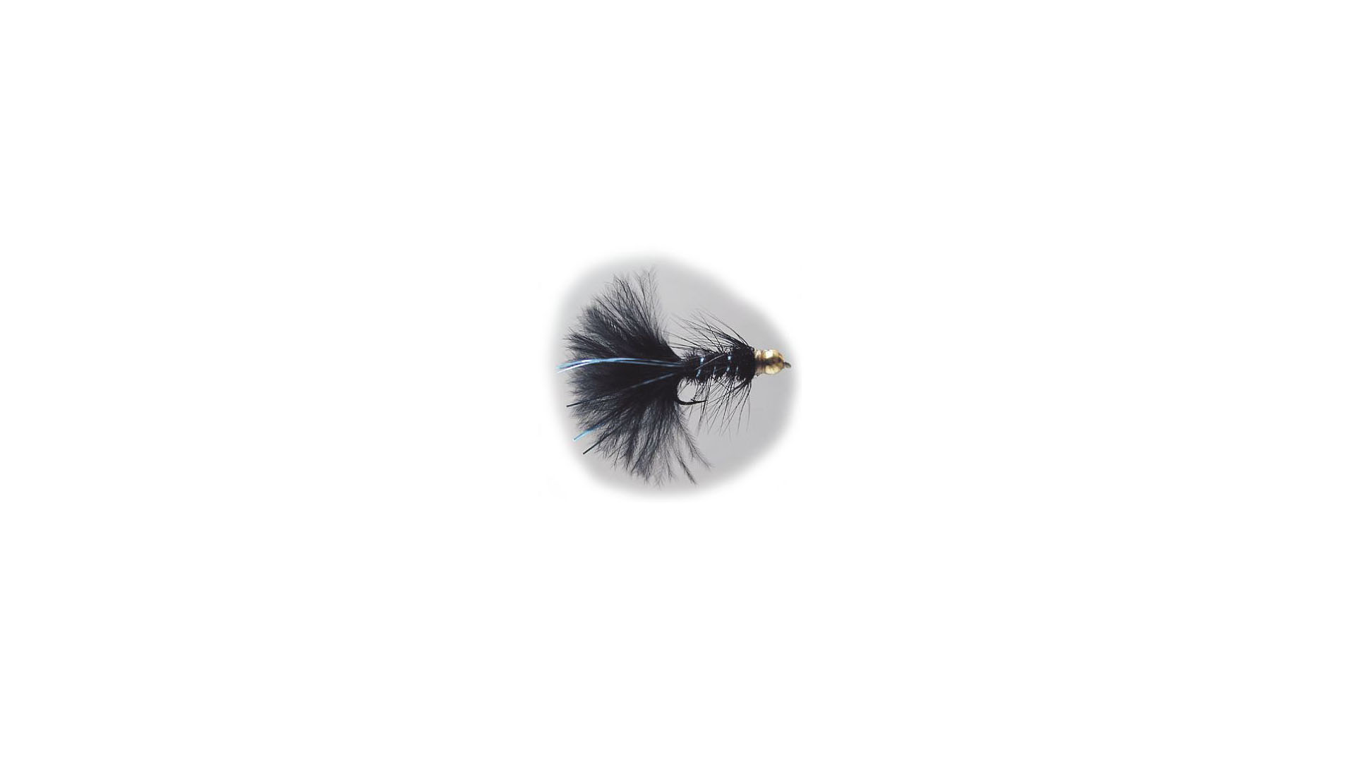 Gold Head Long Shank Nymph Wooly Bugger Black