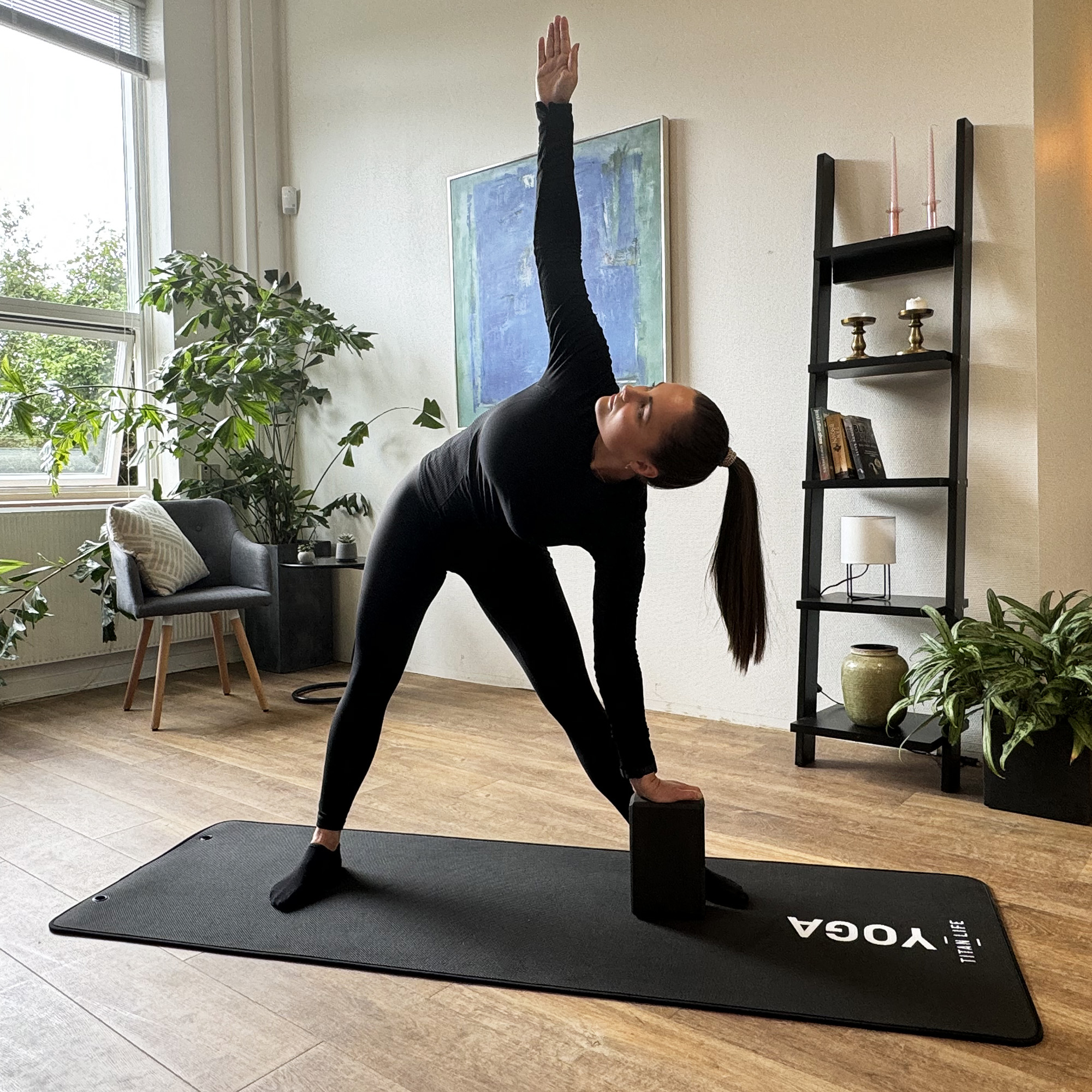 Titan Yoga Block Svart - 3