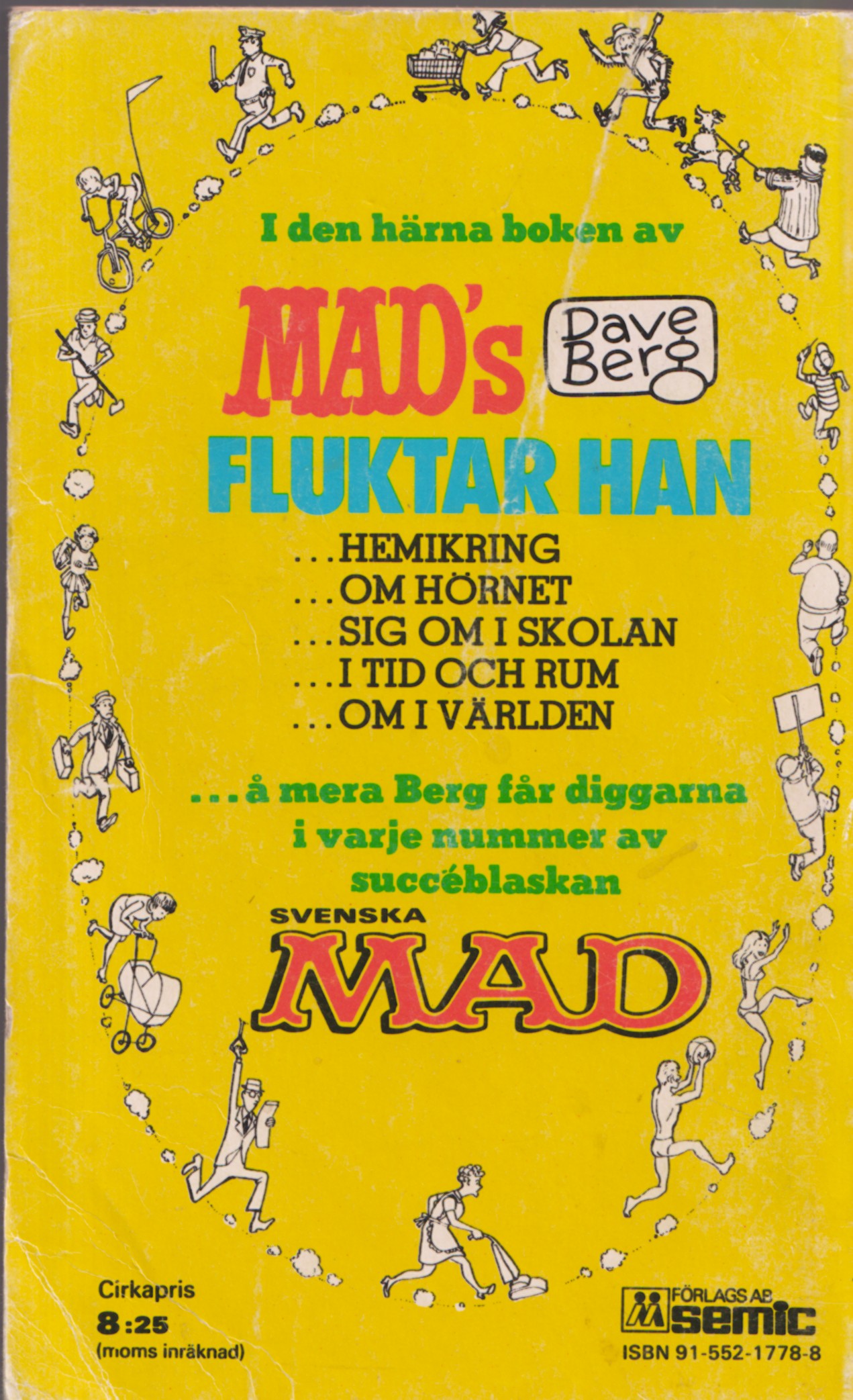 MAD pocket, MAD´s Dave Berg fluktar omkring sig, begagnad - 2