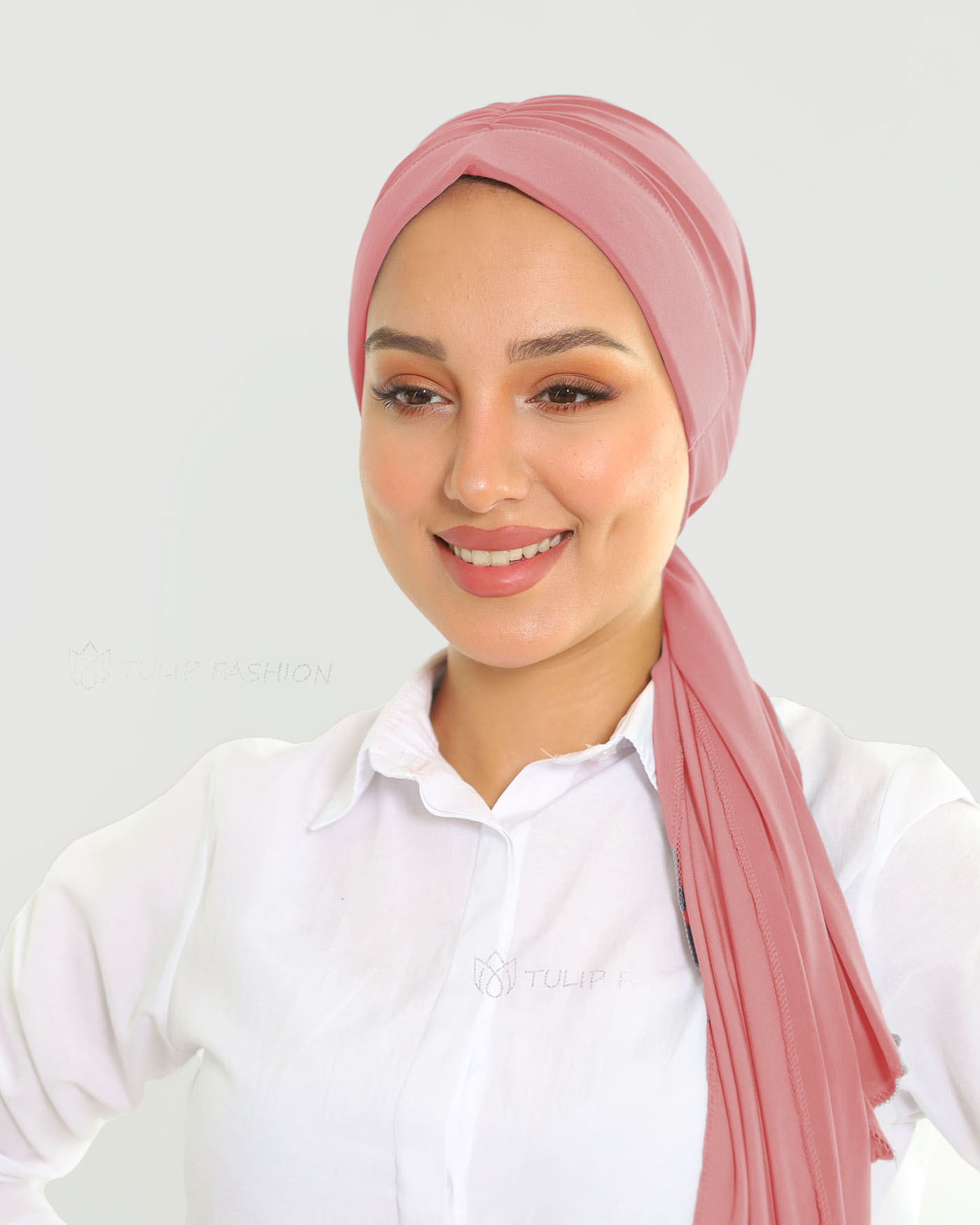 Turban - Fay - Dark Rose